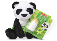 Przytulanka zwierzątko do karmienia Dziecko Pandy z butelką Melissa and Doug