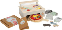 Drewniany zestaw kuchenny do robienia pizzy dla dzieci z piekarnikiem Small Foot