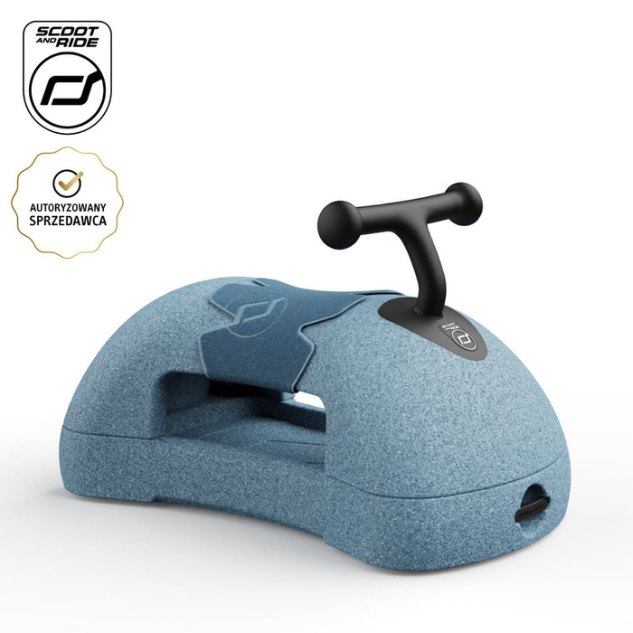 Scootandride My First jeździk pchacz dla dzieci 3w1 6 m+ Steel niebieski