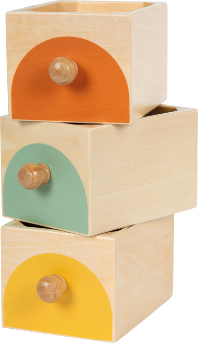 Edukacyjny sorter dla dzieci z szufladkami Montessori Small Foot