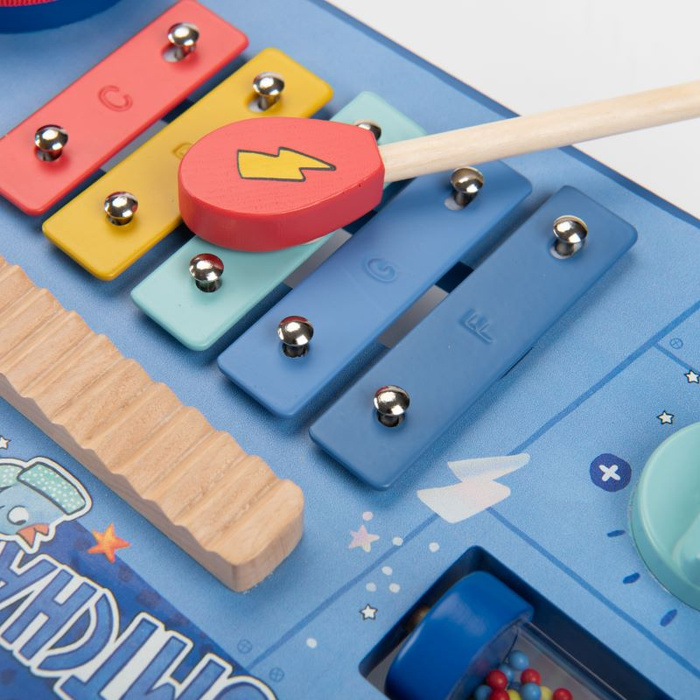 Wielofunkcyjny stolik muzyczny dla dzieci PUCE&PILOU Moulin Roty