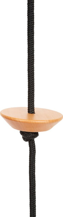 Huśtawka dla dzieci z liną wspinaczkową 2w1 Black Line Small Foot
