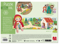 Wielkie puzzle XXL Czerwony kapturek Goula