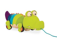 Zabawka na sznurku dla dzieci Ciekawski krokodyl B.toys