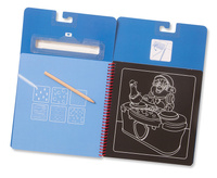 Książeczka ze zdrapywankami Psi Patrol Scratch Art Pad – Chase Melissa and Doug
