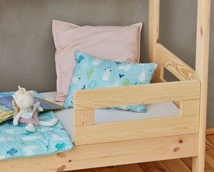 Pinio Łóżka Domki Barierka Simple 2 sztuki 160x70 naturalna