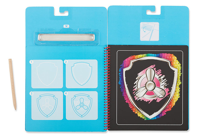 Książeczka ze zdrapywankami Psi Patrol Scratch Art Pad – Skye Melissa and Doug