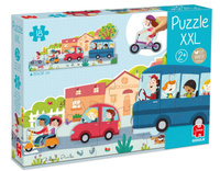 Wielkie puzzle XXL pojazdy Goula
