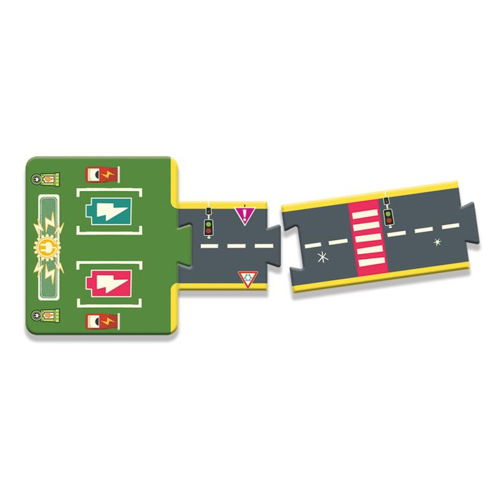 Puzzle kartonowe ULICE CRAZY MOTORS DJ05498