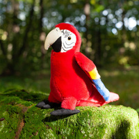 Pluszak dla dzieci papuga Ara czerwona 24 cm Rappa maskotki