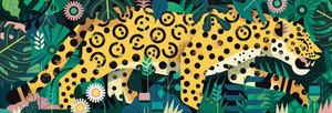 Puzzle panoramiczne Leopard 1000 el Gallery Djeco