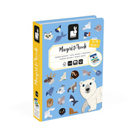 Układanka magnetyczna Zwierzęta polarne Magnetibook Janod