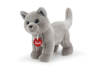 Maskotka dla dzieci Kotka szara Pluszak Trudi