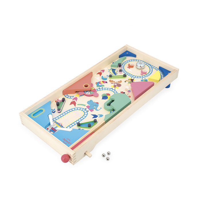 Pinball drewniana gra zręcznościowa Applepop Janod