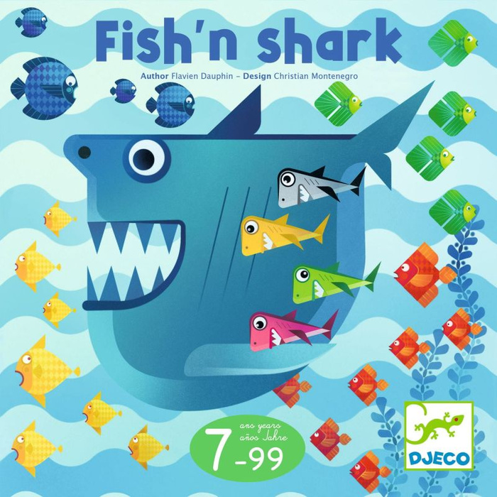 Gra strategiczna dla dzieci Fish'n Shark Djeco