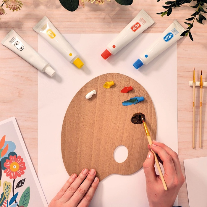 Atelier Grands Augustins Zestaw artystyczny dla dorosłych Ryby i ptaki na tle kwiatów Atelier 23 Djeco 