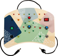 Tablica manipulacyjna Montessori z przełącznikami i światłem LED Small Foot 