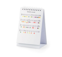 Instrument muzyczny maxi bębenek językowy niebieski PUCE & PILOU Moulin Roty