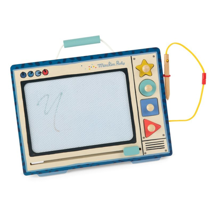 Znikopis z magnetycznym ekranem do rysowania Puce & Pilou Moulin Roty