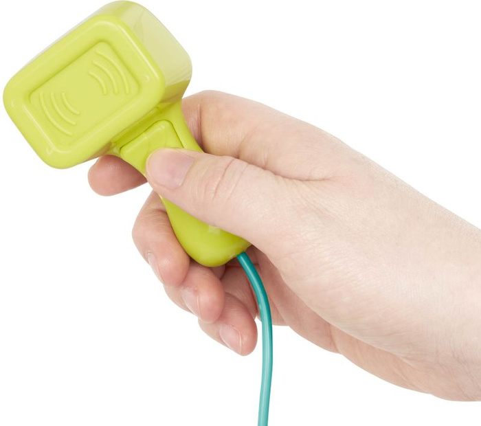 Kasa fiskalna do zabawy dla dzieci kalkulator i skaner kart Mini Cashier Playset B.Toys