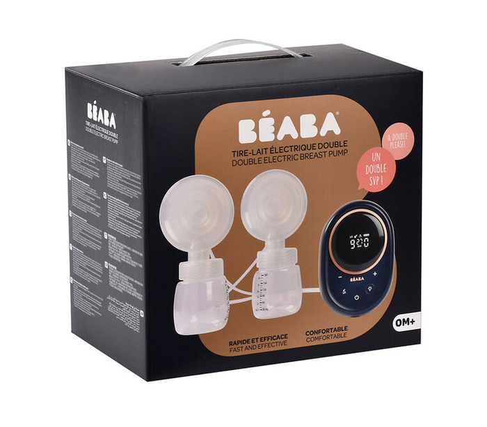 Podwójny laktator elektryczny 2x180 ml Night Blue Beaba