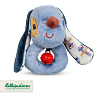 Mięciutka grzechotka z dzwoneczkiem Piesek Jules Lilliputiens