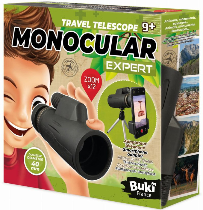 Monokular ekspert Djeco, zabawy w plenerze