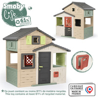 Smoby Green Domek ogrodowy EVO przestrzeń dla dzieci do kreatywnej zabawy