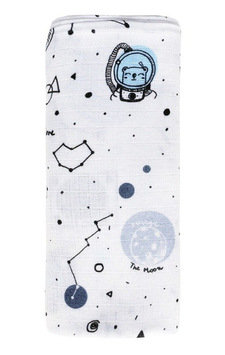 Otulacz muślinowy kocyk dla dzieci Space Lullalove