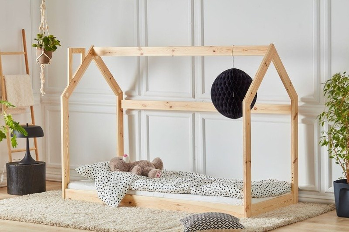 Pinio Łóżka Domki Barierka Basic 2 sztuki 200x90 biała