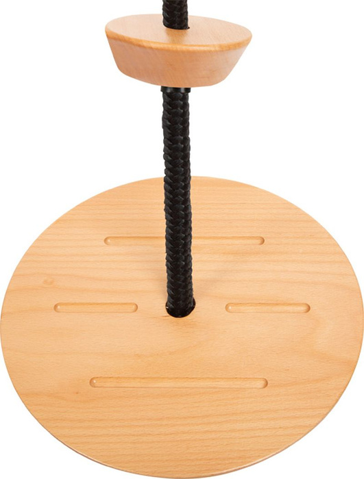 Huśtawka dla dzieci z liną wspinaczkową 2w1 Black Line Small Foot