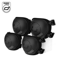 SCOOTANDRIDE Zestaw ochraniaczy dla dzieci XXS Black