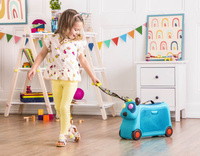 Interaktywny jeździk walizka dla dzieci On the Gogo Woofer Pies B.Toys