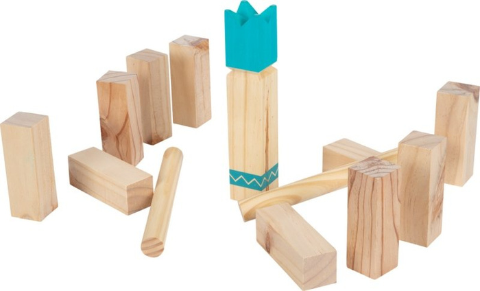 Gra Kubb Viking z bawełnianą torbą Active Small Foot