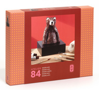 Zestaw artystyczny Modelowanie i rzeźbienie z gliny dla dorosłych .GA Atelier 84 Djeco