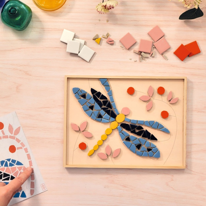 Djeco Zestaw artystyczny z akcesoriami dla dorosłych AGA Atelier 72 Mozaika