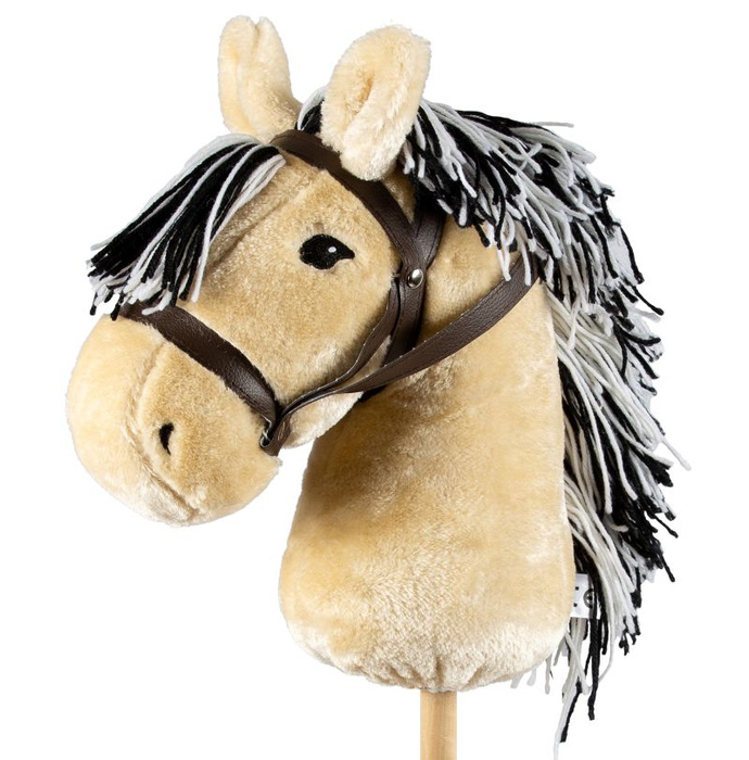 Zestaw do Hobby Horse blond koń na kiju plus przeszkoda Astrup 