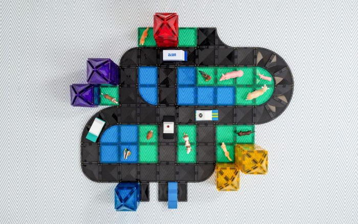 Klocki magnetyczne dla dzieci Creative Roads Pack 48 el Connetix 
