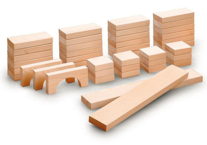 Klocki drewniane Maxi 41 elementów Erzi 