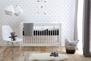 Pinio Basic Łóżeczko 120x60 białe