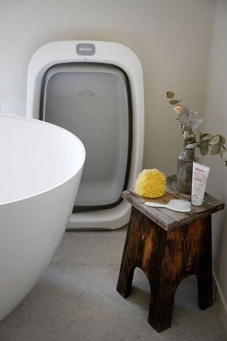 Składana wanienka dla dzieci Eazy Pop Camélé'O Gris velours Beaba