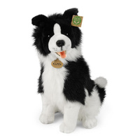 Pluszak dla dzieci piesek Border Collie siedzący 40 cm Rappa maskotki