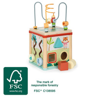 Kostka edukacyjna zwierzątka w dżungli Small Foot