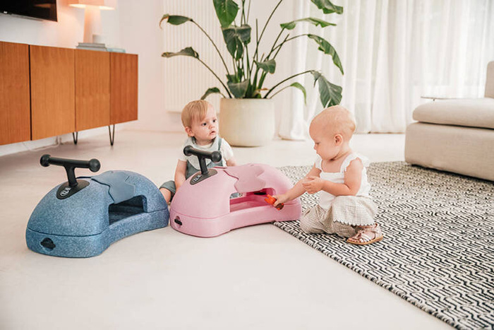 Scootandride My First jeździk pchacz dla dzieci 3w1 6 m+ Steel niebieski