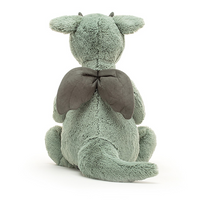 Smok Miętowo-Szary 31 cm Jellycat pluszaki dla dzieci