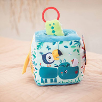 Wielofunkcyjna kostka z gryzakiem i pozytywką 7 odgłosów zwierząt Dżungla Lilliputiens