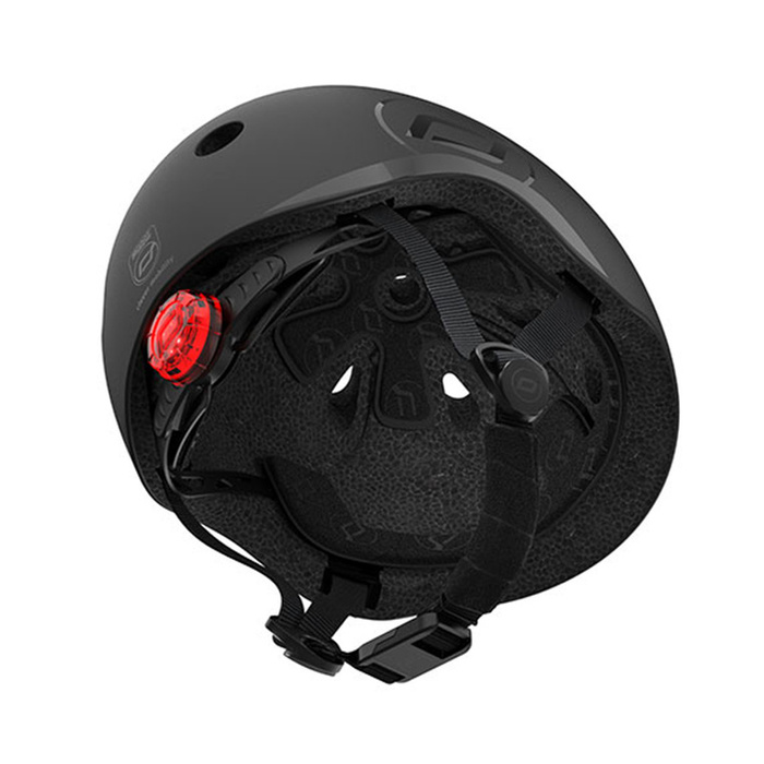 SCOOTANDRIDE Zestaw Kask i Ochraniacze Black S-M dla dzieci 3 lata+