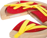 Drewniany zestaw kuchenny do robienia pizzy dla dzieci z piekarnikiem Small Foot