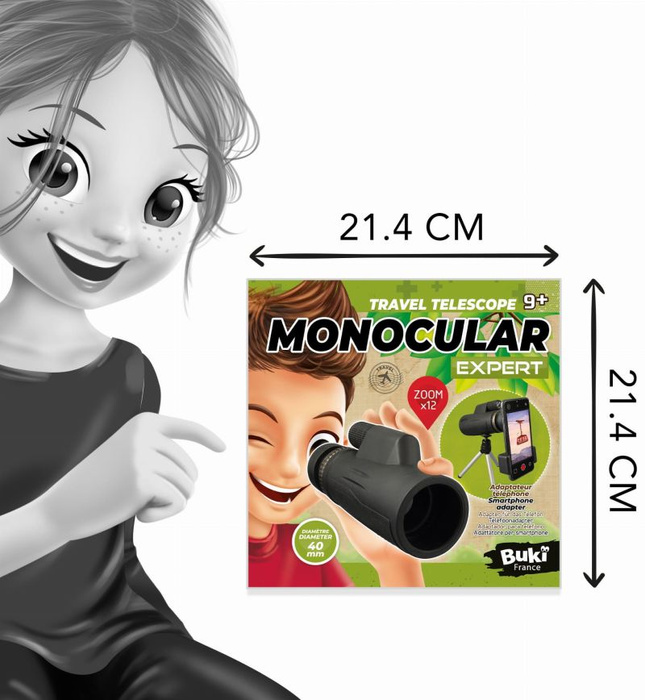 Monokular ekspert Djeco, zabawy w plenerze