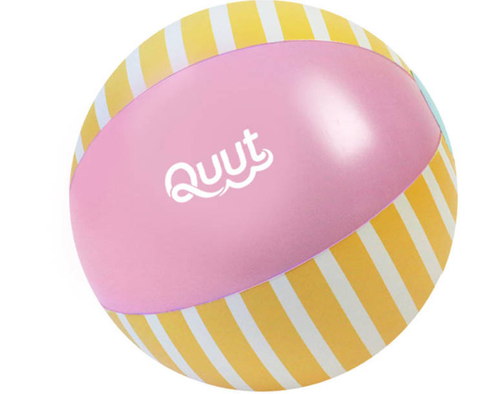 Piłka plażowa dla dzieci 30 cm dmuchana Banana Pink Quut